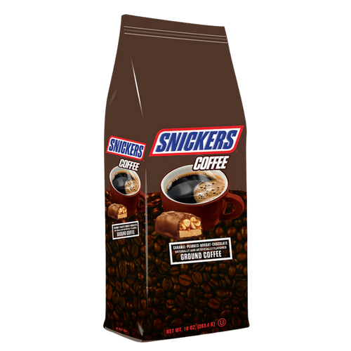 Snickers Caramel Peanut Nougat & Chocolate Ground Coffee - 10 Ounce