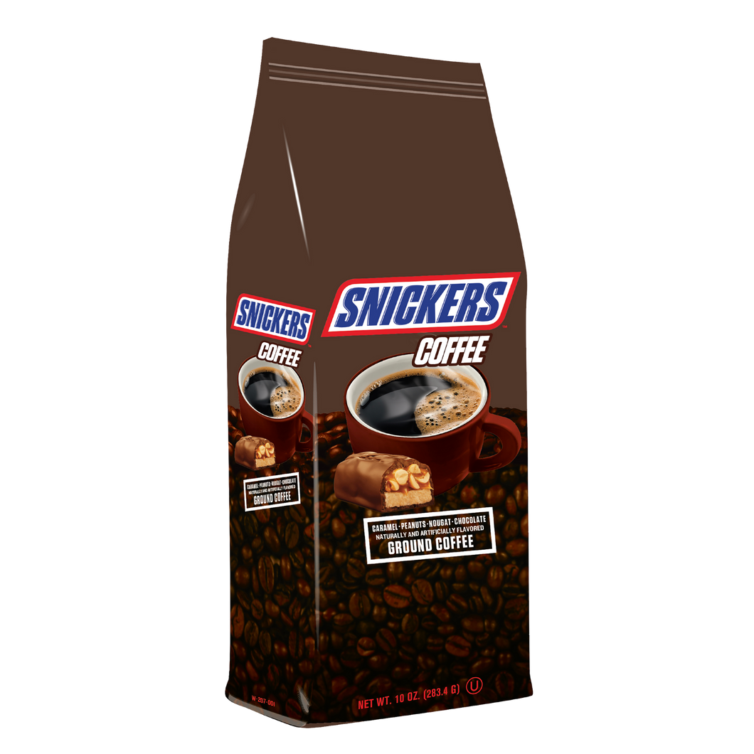 Snickers Caramel Peanut Nougat & Chocolate Flavored Ground Coffee - 10 Ounce