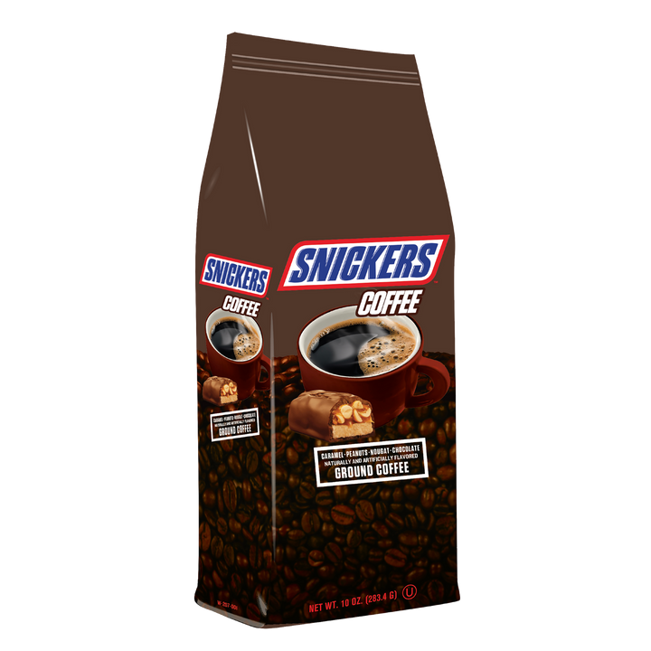 Snickers Caramel Peanut Nougat & Chocolate Flavored Ground Coffee - 10 Ounce