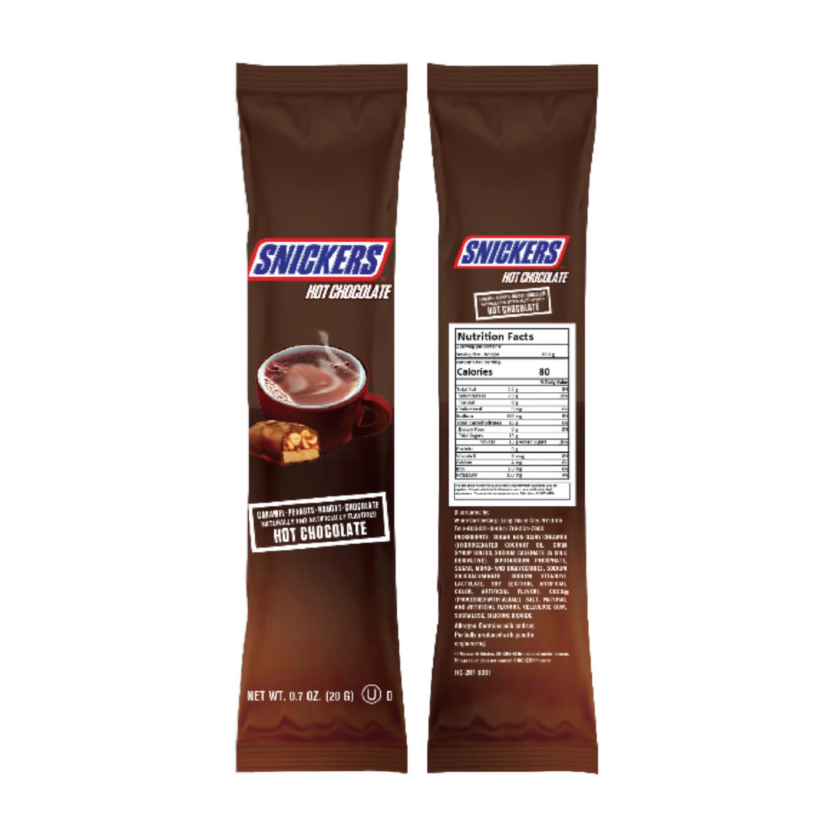 Snickers Milk Chocolate Caramel, Peanut & Nougat Flavored Hot Cocoa ...