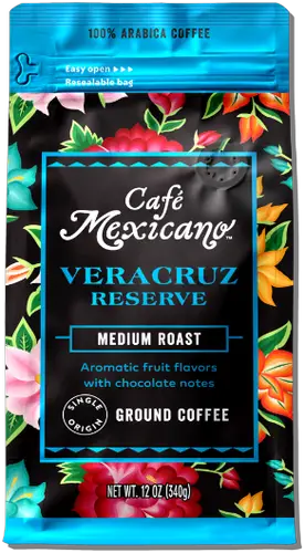 Cafe Mexicano Veracruz Reserve Medium Roast Ground Coffee - 12 Ounce