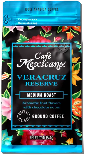 Cafe Mexicano Veracruz Reserve Medium Roast Ground Coffee - 12 Ounce