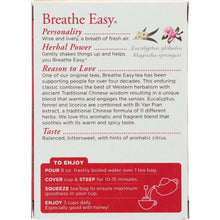 Traditional Medicinals Breathe Easy Caffeine Free Herbal Tea Bags (Pack of 4)
