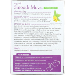 Traditional Medicinals Smooth Move Peppermint Herbal Tea - 16 Count