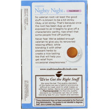 Traditional Medicinals Relaxation Nighty Night Valerian Tea - 16 Count