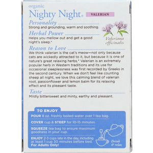 Traditional Medicinals Relaxation Nighty Night Valerian Tea - 16 Count