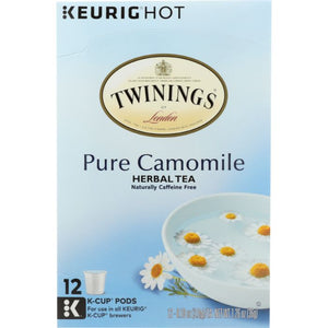 Twinings Pure Camomile Caffeine Free Herbal Tea K-Cups - 12 Count