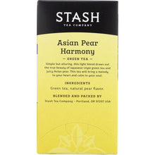 Stash Tea Asian Pear Harmony Green Tea Bags - 18 Count