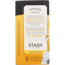 Stash Tea Chamomile Caffeine Free Herbal Tea Bags - 20 Count