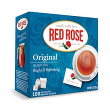 Red Rose Original Black Tea Bags - 100 Count (Case of 6)