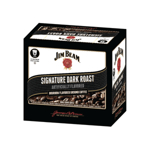 Jim Beam Dark Roast Bourbon Flavored Single Serve Coffee Cups - 18 Count