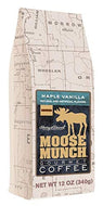 Moose Munch Maple Vanilla Flavored Ground Coffee - 12 Ounce