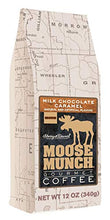 Moose Munch Milk Chocolate Caramel Ground Coffee -12 Ounce (Case of 6)