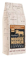 Moose Munch Milk Chocolate Caramel Ground Coffee - 12 Ounce