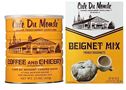 Cafe Du Monde Chicory Coffee And Beignet Mix Set