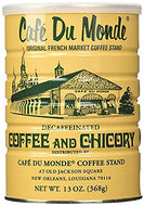 Cafe Du Monde Coffee and Chicory Decaffeinated Coffee - 13 Ounce (Case of 6)
