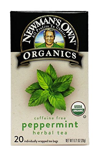 Newman's Own Organics Peppermint Herbal Tea Bags