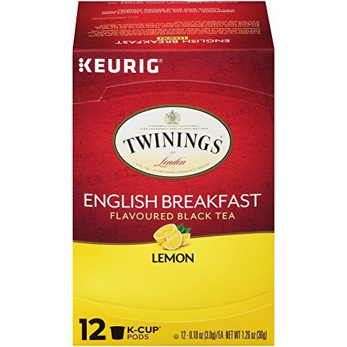 Twinings English Breakfast Lemon Tea K-Cups - 12 Count