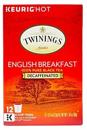 Twinings English Breakfast Decaffeinated Tea K-Cups - 12 Count