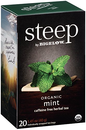 steep Organic Mint Herbal Tea - 20 Count