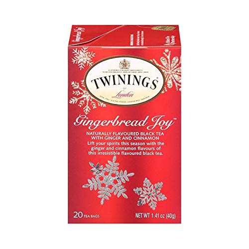 Twinings Gingerbread Joy Holiday Black Tea Bags - 20 Count