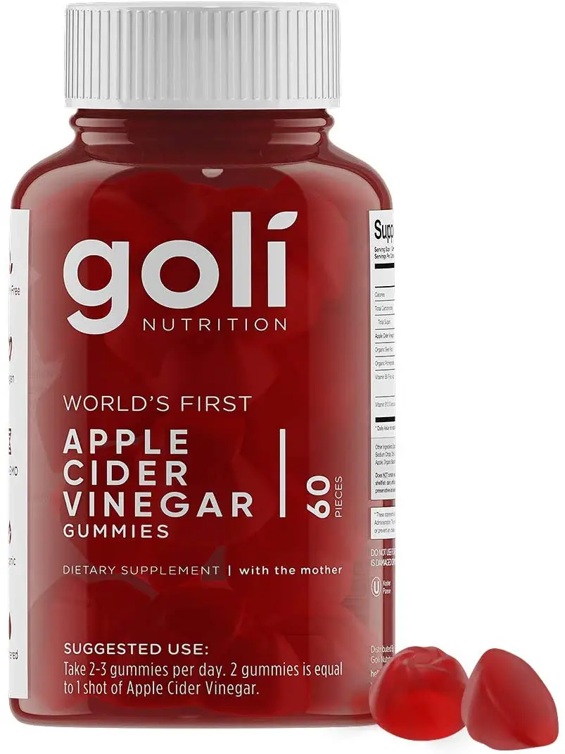 Goli Apple Cider Vinegar Gummies - 60 Count