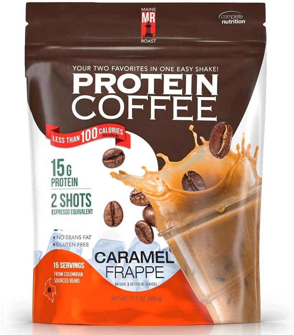 Complete Nutrition Caramel Frappe Coffee - High Protein Keto Freindly - 15 Servings