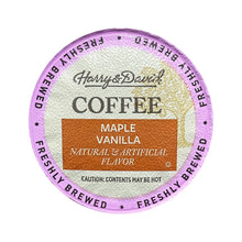 Harry & David Maple Vanilla Flavored Single Serve Coffee - 18 Count (Case of 4)