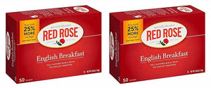 Red Rose English Breakfast Black Tea Bags - 100 Count