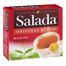 Salada Original Blend Black Tea Bags - 100 Count (Case of 12)