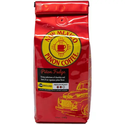 New Mexico Piñon Naturally Flavored Coffee - Piñon Fudge Ground - 12 ounce
