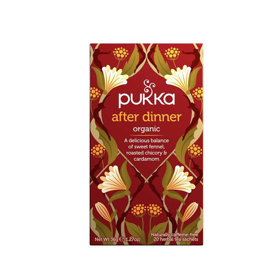 Pukka Herbs Organic Herbal Tea After Dinner Tea Bags - 20 Count