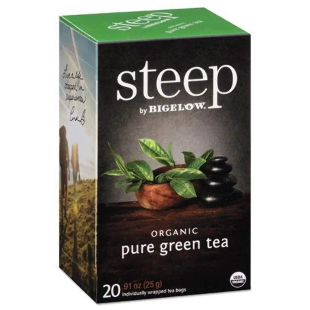 steep Organic Pure Green Tea - 20 Count