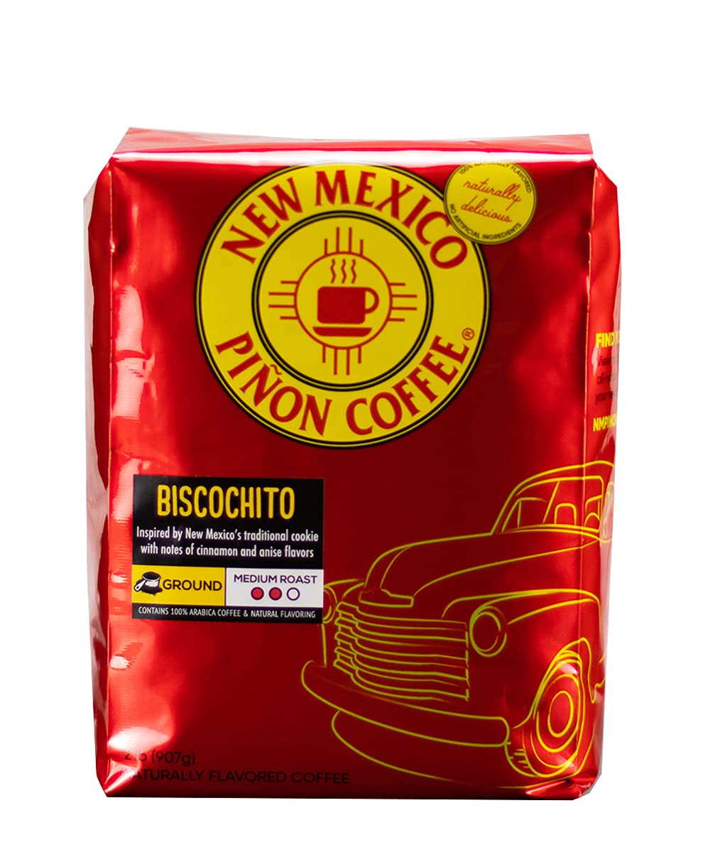 New Mexico Piñon Naturally Flavored Coffee - Biscochito Ground - 2 pound