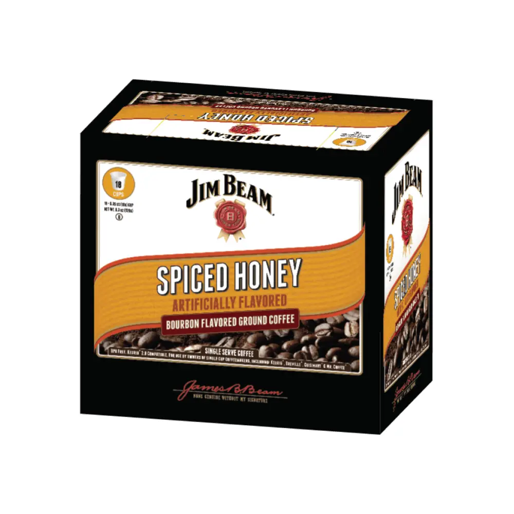 Jim Beam Spiced Honey Flavored Single Serve Coffee Cups