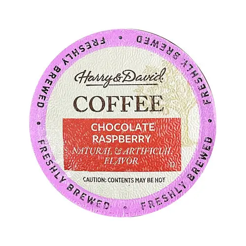 Harry & David Chocolate Raspberry Flavored Single Serve Coffee Cups - 18 Count