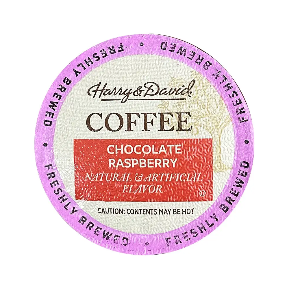 Harry & David Chocolate Raspberry Flavored Single Serve Coffee Cups