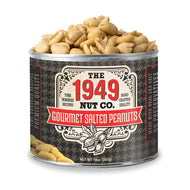 The 1949 Nut Co. Gourmet Salted Virginia Style Peanuts - 10 Ounce (Case of 6)