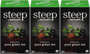 steep Organic Pure Green Tea - 60 Count