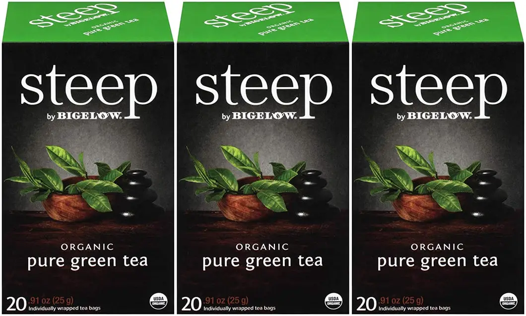 steep Organic Pure Green Tea - 60 Count