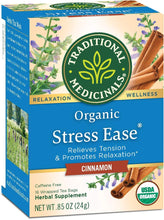 Traditional Medicinals Organic Stress Ease Cinnamon Tea - 16 Count