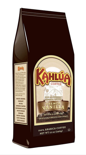 Kahlua French Vanilla Flavored Ground Coffee - 12 Ounce