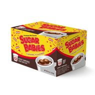 Sugar Babies Caramel Flavored Hot Cocoa Single Serve Cups - 12 Count (Case of 6)