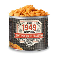 The 1949 Nut Co. Sriracha Flavored Virginia Style Peanuts - 10 Ounces (Case of 6)