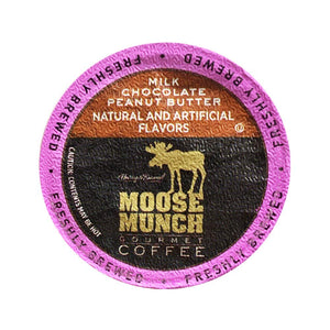 Moose Munch Milk Chocolate Peanut Butter Single Serve Coffee Cups
