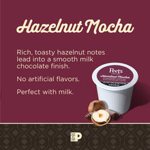 Peet's Hazelnut Mocha Flavored Single Serve K Cups - 10 Count
