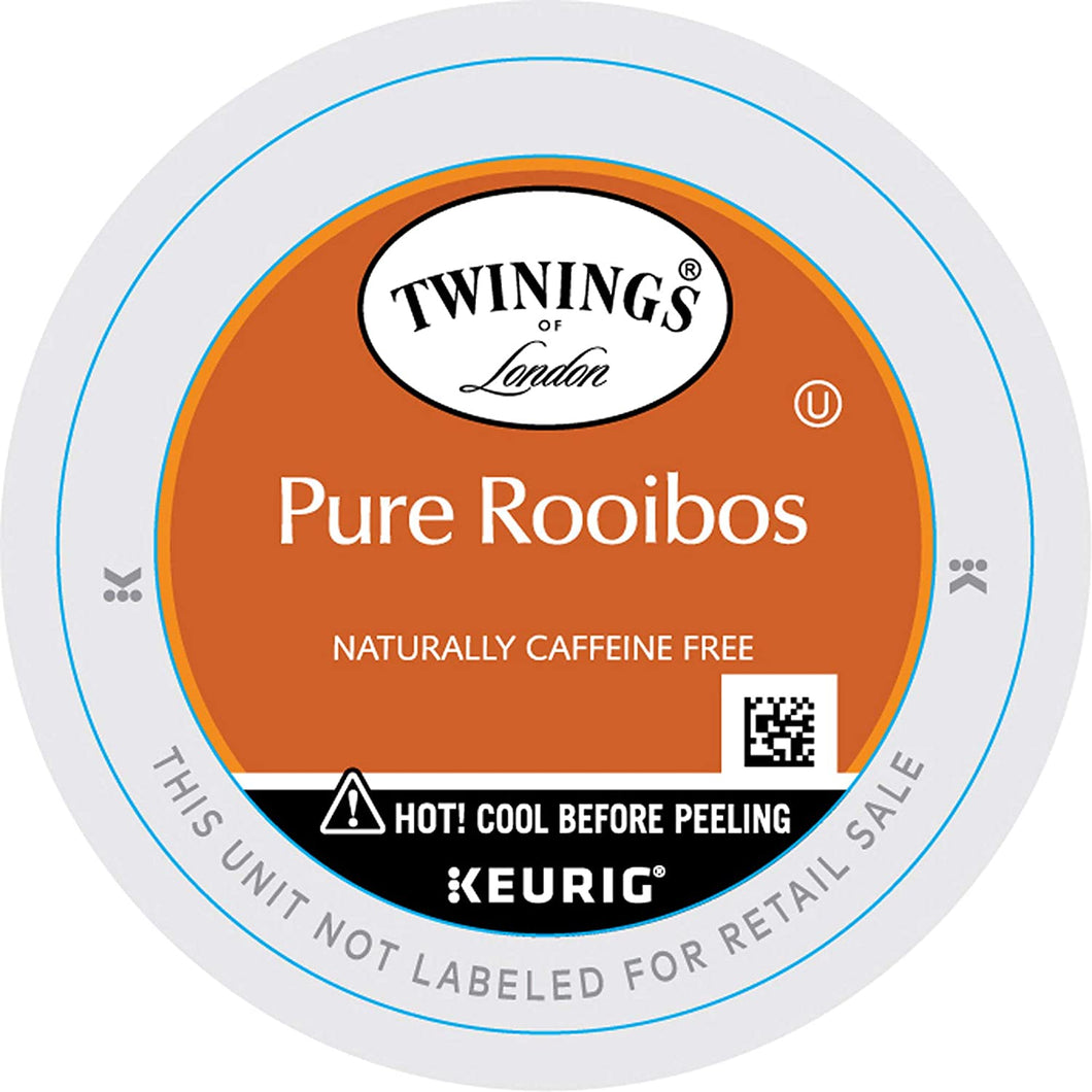 Twinings Pure Rooibos Caffeine Free Red Tea K-Cups - 24 Count