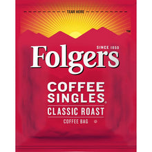 Folgers Coffee Singles Classic Roast Medium Roast Coffee - 19 Count