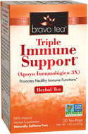 Bravo Tea Triple Immune Support Herbal Tea Bags - 20 Count (Case of 6)