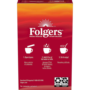 Folgers Classic Roast Instant Coffee Single Serve Packets - 7 Count